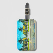 リマエレガントペル油ヴィン絵を描テージトラベル ラゲッジタグ (正面縦)