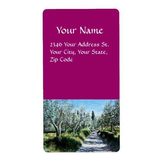 リマジオのオリーブの木 ラベル (正面)