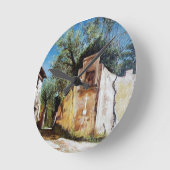 リマジオの午後 ラウンド壁時計 (傾斜)