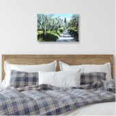 リマジオトスカーナのオリーブの木 キャンバスプリント (インサイチュ (寝室))