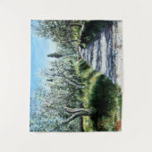 リマジオトスカーナの風景のオリーブの木 タペストリー (正面)