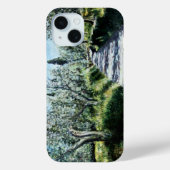 リマジオトスカーナの風景のオリーブの木 Case-Mate iPhoneケース (裏面)