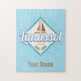 リマソルシティキプロスレトロセーリングシップヴィンテージ ジグソーパズル