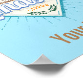 リマソルシティキプロスレトロセーリングシップヴィンテージ ポスター (角)