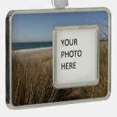 リマンツアービーチアットポイントレイズナショナルシーショアI シルバープレートフレームオーナメント (右)