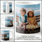 リマーブビューティフル写真テンプレート文字 コーヒーマグカップ