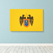 リマ国旗（ペルー） キャンバスプリント (インサイチュ (ウッドフロア))