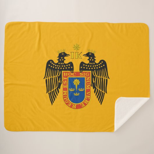 リマ国旗（ペルー） シェルパブランケット (正面(横))