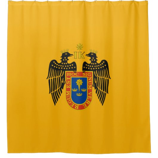 リマ国旗(ペルー) シャワーカーテン (正面)