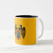 リマ国旗（ペルー） ツートーンマグカップ (正面右)