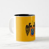 リマ国旗（ペルー） ツートーンマグカップ (正面左)