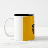 リマ国旗（ペルー） ツートーンマグカップ (左)