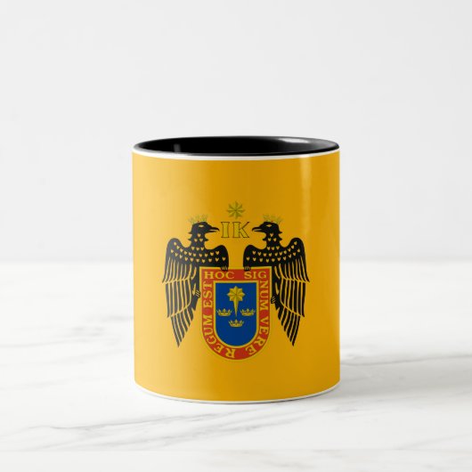 リマ国旗（ペルー） ツートーンマグカップ (中央)