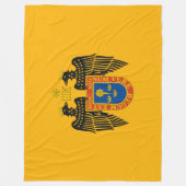 リマ国旗(ペルー) フリースブランケット (正面)