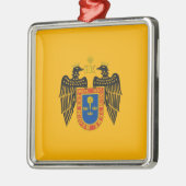 リマ国旗（ペルー） メタルオーナメント (左)