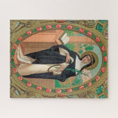 リマ聖バラの額縁ポートレート(詳細、K 48) ジグソーパズル (横)