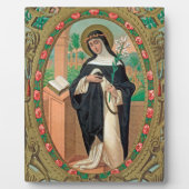 リマ聖バラの額縁ポートレート(詳細、K 48) フォトプラーク (正面)