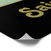 リマ聖バラの額縁ポートレート(K 48) ポスター (角)