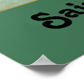 リマ聖バラの額縁ポートレート(K 48) ポスター (角)