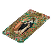 リマ聖バラの額縁ポートレート(K 48) マグネット (左側)