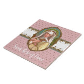 リマ聖バラの額縁ポートレート(M 024b) タイル (側面)