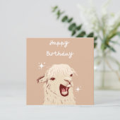 リマ お誕生日おめでとう カード (スタンド正面)