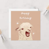 リマ お誕生日おめでとう カード (正面/裏面インサイチュ)