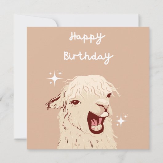 リマ お誕生日おめでとう カード (正面)