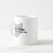 リマ、オハイオ州 コーヒーマグカップ (正面左)