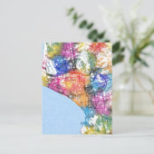 リマ・ペルーの地図 ポストカード (スタンド正面)