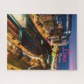 リマ・ペルー首都太平洋沿岸都市ライトナイト ジグソーパズル (横)