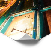 リマ・ペルー首都太平洋沿岸都市ライトナイト ポスター (角)