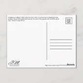 リマ、ペルー、ミラフロレス地区 ポストカード (裏面)