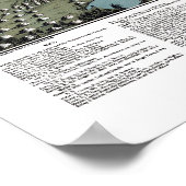 リマ， OHパノラママップ – 1892 ポスター (角)