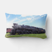 リマBaldwinのロコモーティブのニッケルプレートの鉄道#757 ランバークッション (裏面)