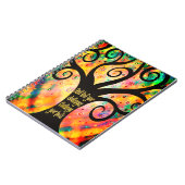 リミットツリーにお洒落挑カラフル戦 ノートブック (左側)