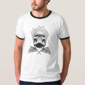 リミットレス スカル&ぼろ旗 メンズS-hirt Tシャツ (正面)