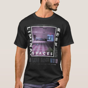 リミナル宇宙レトロ80sおよび90sエステティック・ベーパーウェーブ tシャツ