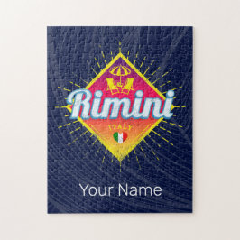 リミニエミリアロマーニャイタリアレトロサンセットヴィンテージ ジグソーパズル