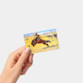 リミントン オールドウェスト 馬とカウボーイ バッジ (手持ち)