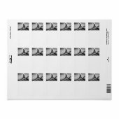 リムのラグナットのドラムスティックTom picutre ラベル (フルシート)