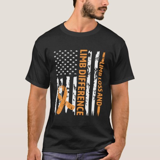 リムの損失とリムの差の認識度 Tシャツ (正面)