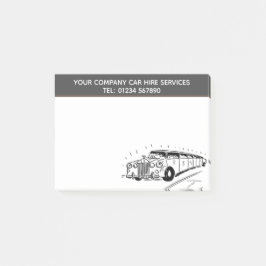 リムジンの車採用サービスのアニメが個人設定へ ポストイット