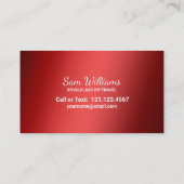 リムジンサービス 名刺 (裏面)