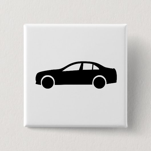 リムジンシルエット 缶バッジ (正面)