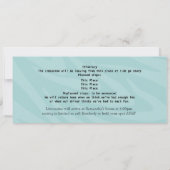 リムジンバチェロレッテパス 招待状 (裏面)