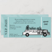 リムジンバチェロレッテパス 招待状 (正面/裏面)