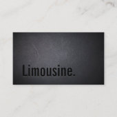 リムジンブラックミニマルリモエレガントサービス 名刺 (正面)