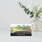 リムジンリモ&カーサービスグラムグリッター 名刺 (スタンド正面)