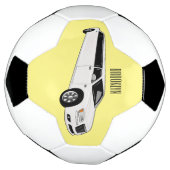 リムジン漫画イラストレーション サッカーボール (回転)